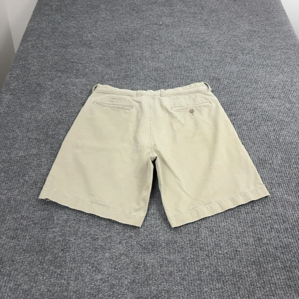 J.Crew Chino Shorts Mens 36 Khaki Cotton‎ Broken In Regular Fit Casual Preppy